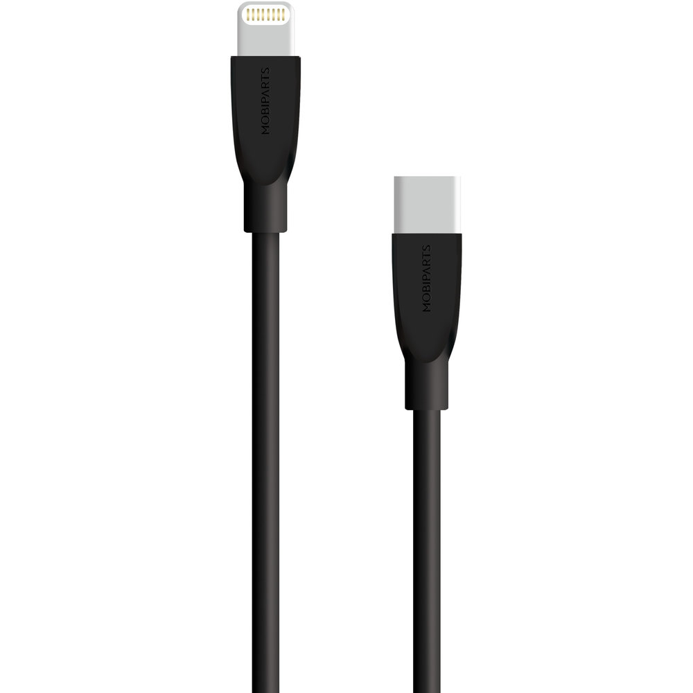 Mobiparts Apple Lightning to USBC Cable 2A 1m Black Hoesjes en