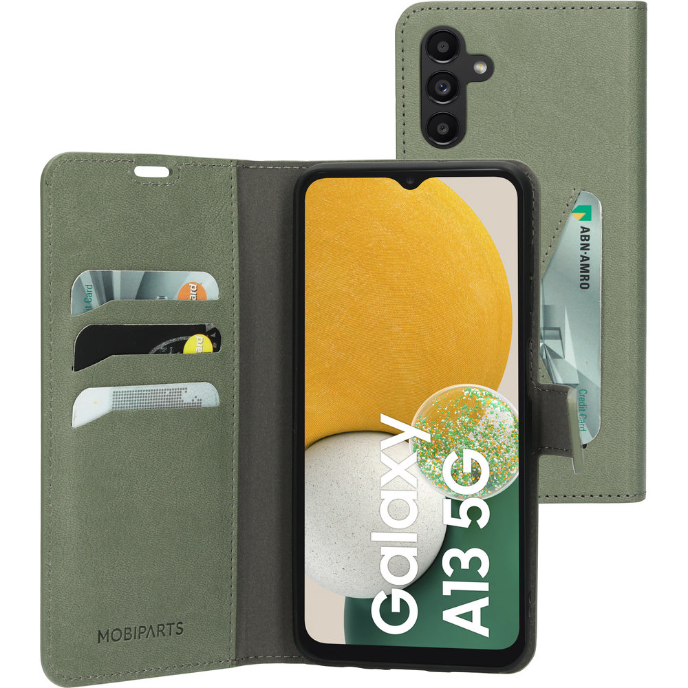 Mobiparts Classic Wallet Case Samsung Galaxy A13 5G/A04s (2022) Stone