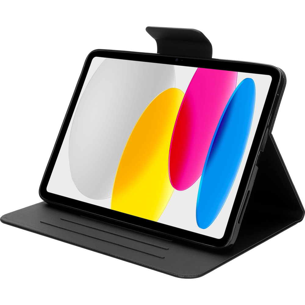 Mobiparts Classic Folio Case Apple iPad 10.9 (2022) Black Hoesjes en accessoires voor iedere
