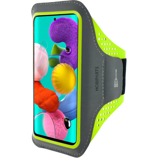 Comfort Fit Sport Armband Samsung Galaxy A51 (2020) Neon Green