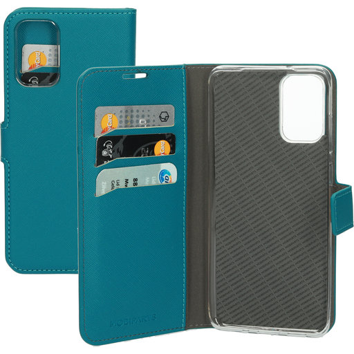 Saffiano Wallet Case Samsung Galaxy S20 Plus 4G/5G Turquoise