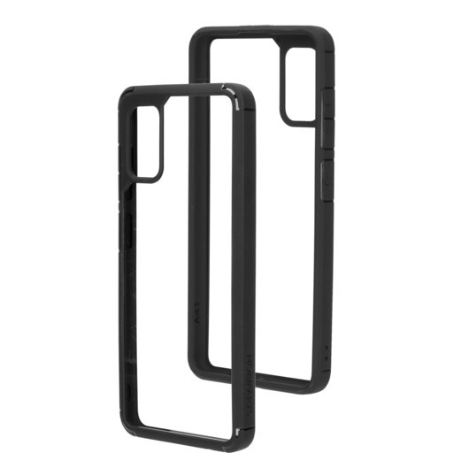 Rugged Clear Case Samsung Galaxy A41 (2020) Black (bulk)