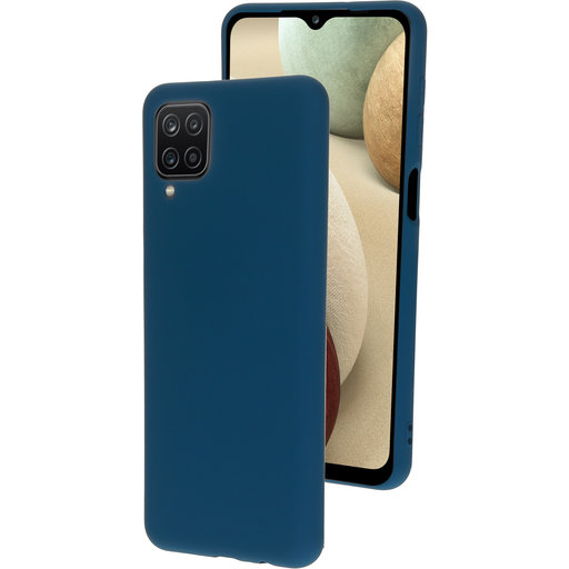 Silicone Cover Samsung Galaxy A12 (2021) Blueberry Blue