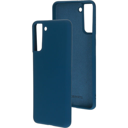 Silicone Cover Samsung Galaxy S21 Plus Blueberry Blue