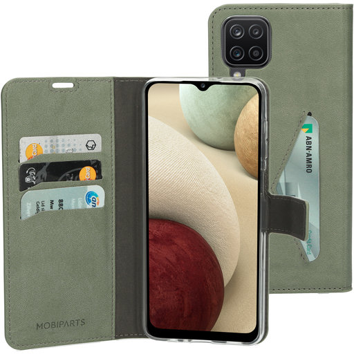 Classic Wallet Case Samsung Galaxy A12 (2021) Stone Green