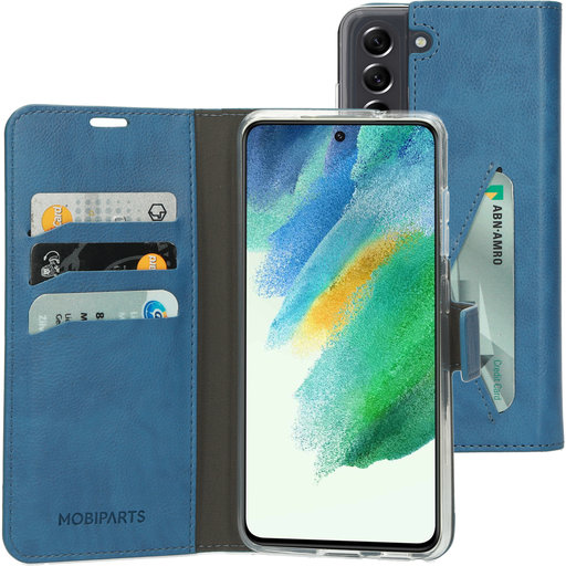 Classic Wallet Case Samsung Galaxy S21 FE (2022) Steel Blue