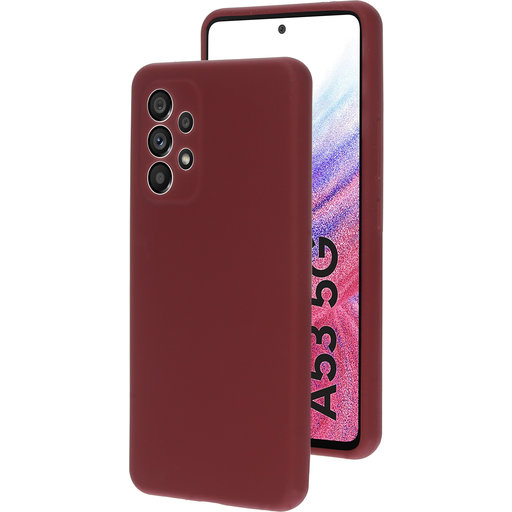 Silicone Cover Samsung Galaxy A53 (2022) Plum Red
