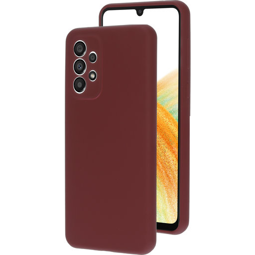 Silicone Cover Samsung Galaxy A33 5G (2022) Plum Red