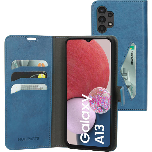 Classic Wallet Case Samsung Galaxy A13 4G (2022) Steel Blue