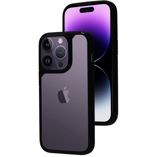 Rugged Clear Case Apple iPhone 14 Pro Black