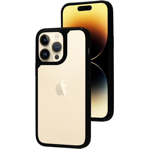 Rugged Clear Case Apple iPhone 14 Pro Max Black