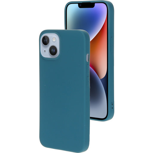 Silicone Cover Apple iPhone 14 Blueberry Blue