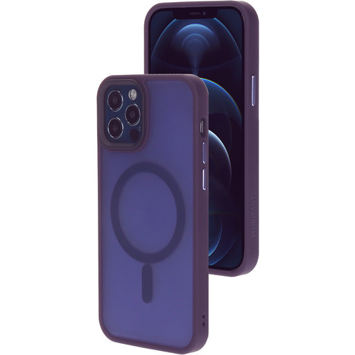 Hardcover Apple iPhone 12/12 Pro Satin Purple (Magsafe Compatible)