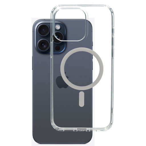 Hardcover Apple iPhone 15 Pro Max Clear (Magsafe Compatible)