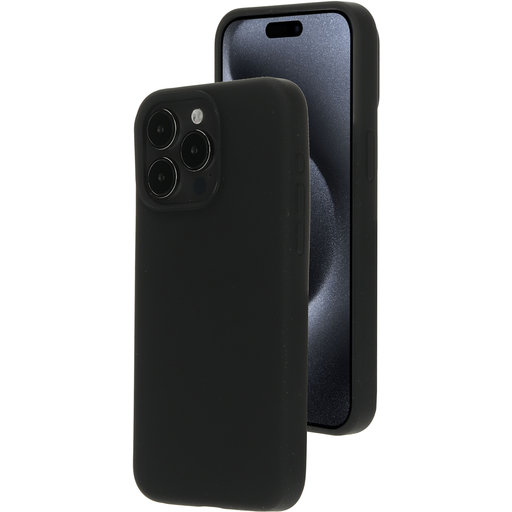 Silicone  Cover Apple iPhone 15 Pro Max Black (Magsafe Compatible)