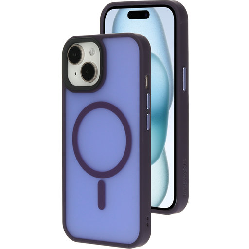 Hardcover Apple iPhone 15 Satin Purple (Magsafe Compatible)