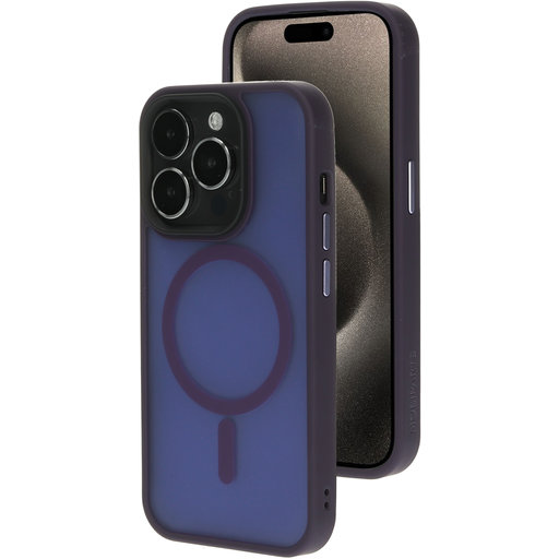 Hardcover Apple iPhone 15 Pro Satin Purple (Magsafe Compatible)