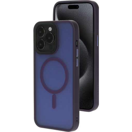 Hardcover Apple iPhone 15 Pro Max Satin Purple (Magsafe Compatible)