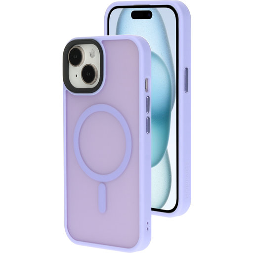Hardcover Apple iPhone 15 Satin Lila (Magsafe Compatible)