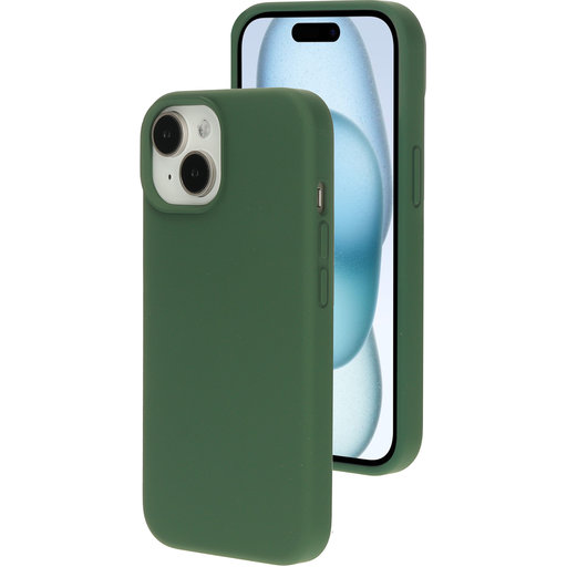 Silicone Cover Apple iPhone 15/14 Forest Green