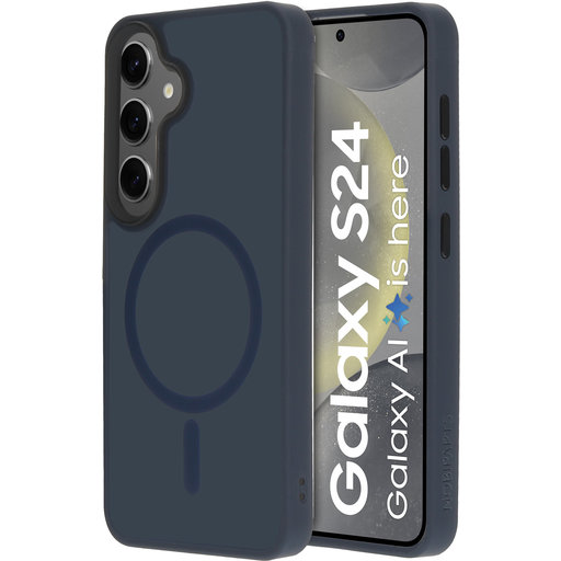 Hardcover Samsung Galaxy S24 Satin Blue (Magsafe Compatible)