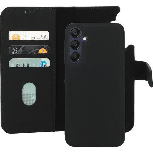 Leather 2 in 1 Wallet Case Samsung Galaxy A25 Black