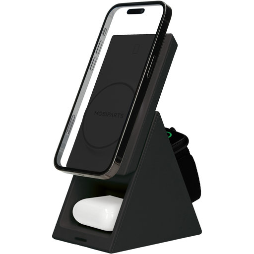 Wireless 3 in 1 Charger 15W Triangle Black