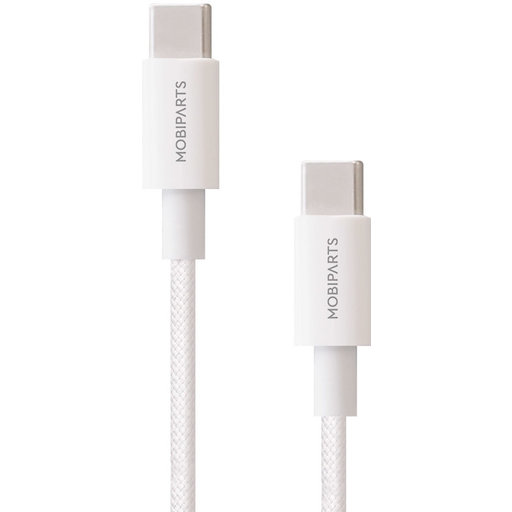 USB-C to USB-C Woven Cable 2A 1m White