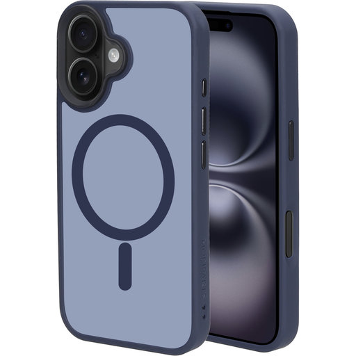 Hardcover Apple iPhone 16 Satin Blue (Magsafe Compatible)