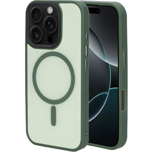 Hardcover Apple iPhone 16 Pro Satin Green (Magsafe Compatible)