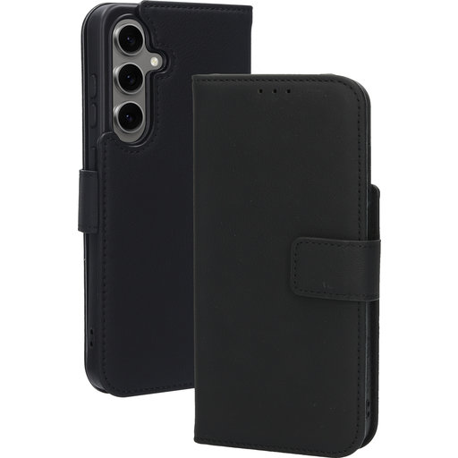 Leather Wallet Case Samsung Galaxy S24 FE Black