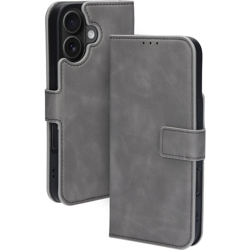 Classic Wallet Case Apple iPhone 16 Granite Grey (MagSafe Compatible)