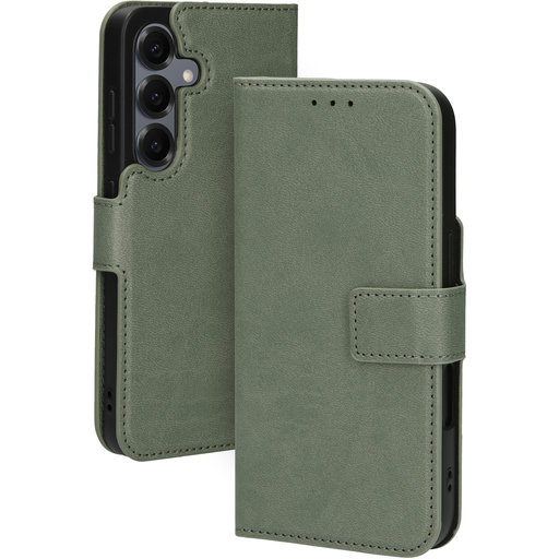 Classic Wallet Case Samsung Galaxy S25 Stone Green (MagSafe Compatible)