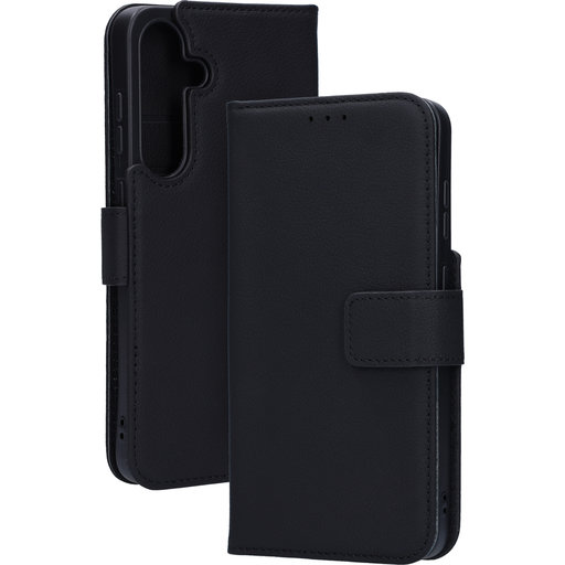 Leather Wallet Case Samsung Galaxy S25 Plus Black