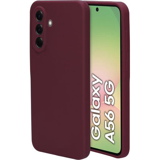 Silicone Cover Samsung Galaxy A56 Plum Red