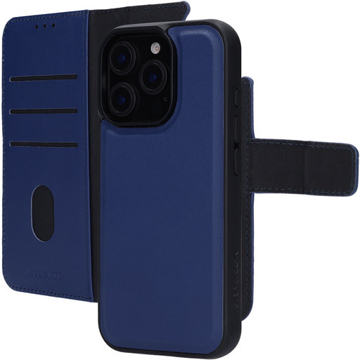 Leather 2 in 1 Wallet Case Apple iPhone 16 Pro Blue