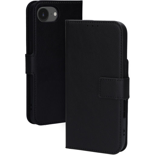 Classic Wallet Case Apple iPhone 16e Black (Magsafe Compatible)
