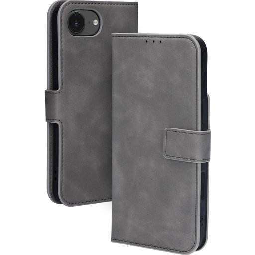 Classic Wallet Case Apple iPhone 16e Granite Grey (MagSafe Compatible)