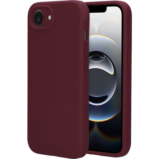 Silicone Cover Apple iPhone 16e Plum Red