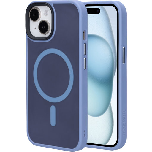 Hardcover Apple iPhone 15 Satin Light Blue(Magsafe Compatible)