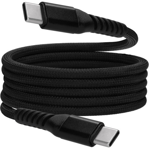 USB-C to USB-C Magnetic Braided Cable 1m Black