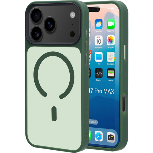 Hardcover Apple iPhone 17 Pro Max Satin Green (Magsafe Compatible)