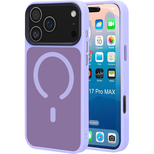 Hardcover Apple iPhone 17 Pro Max Satin Lila (Magsafe Compatible)