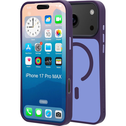 Hardcover Apple iPhone 17 Pro Max Satin Purple (Magsafe Compatible)
