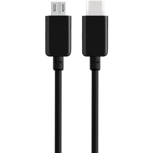 Micro USB to USB-C Cable 1m Black (bulk)