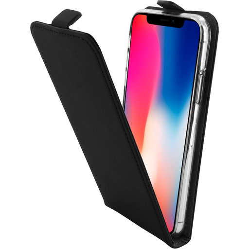 Premium Flip TPU Case Apple iPhone X/XS Black