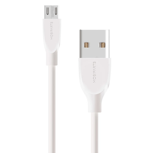 Micro USB to USB Cable 2A 2m White (Bulk)