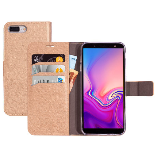 Saffiano Wallet Case Samsung Galaxy J6 (2018) Copper