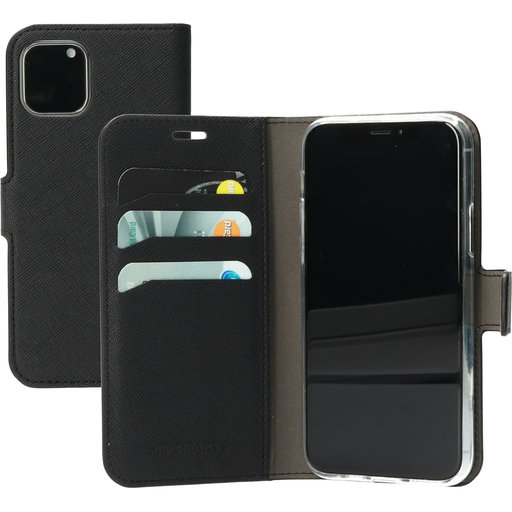Saffiano Wallet Case Apple iPhone 11 Pro Black