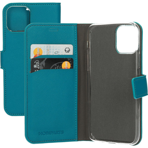 Saffiano Wallet Case Apple iPhone 11 Pro Turquoise